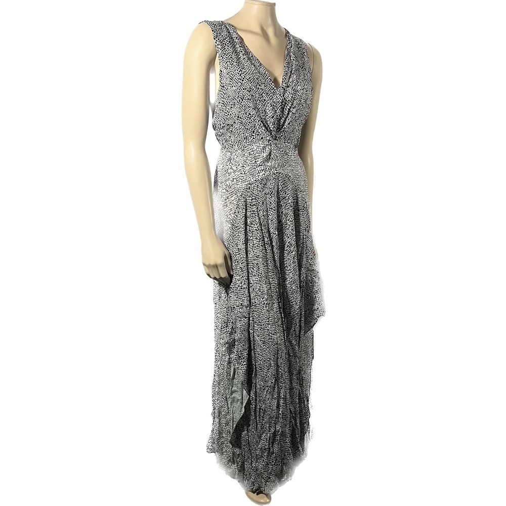 NWT Maje Renale Cupro Twill Maxi Dress
